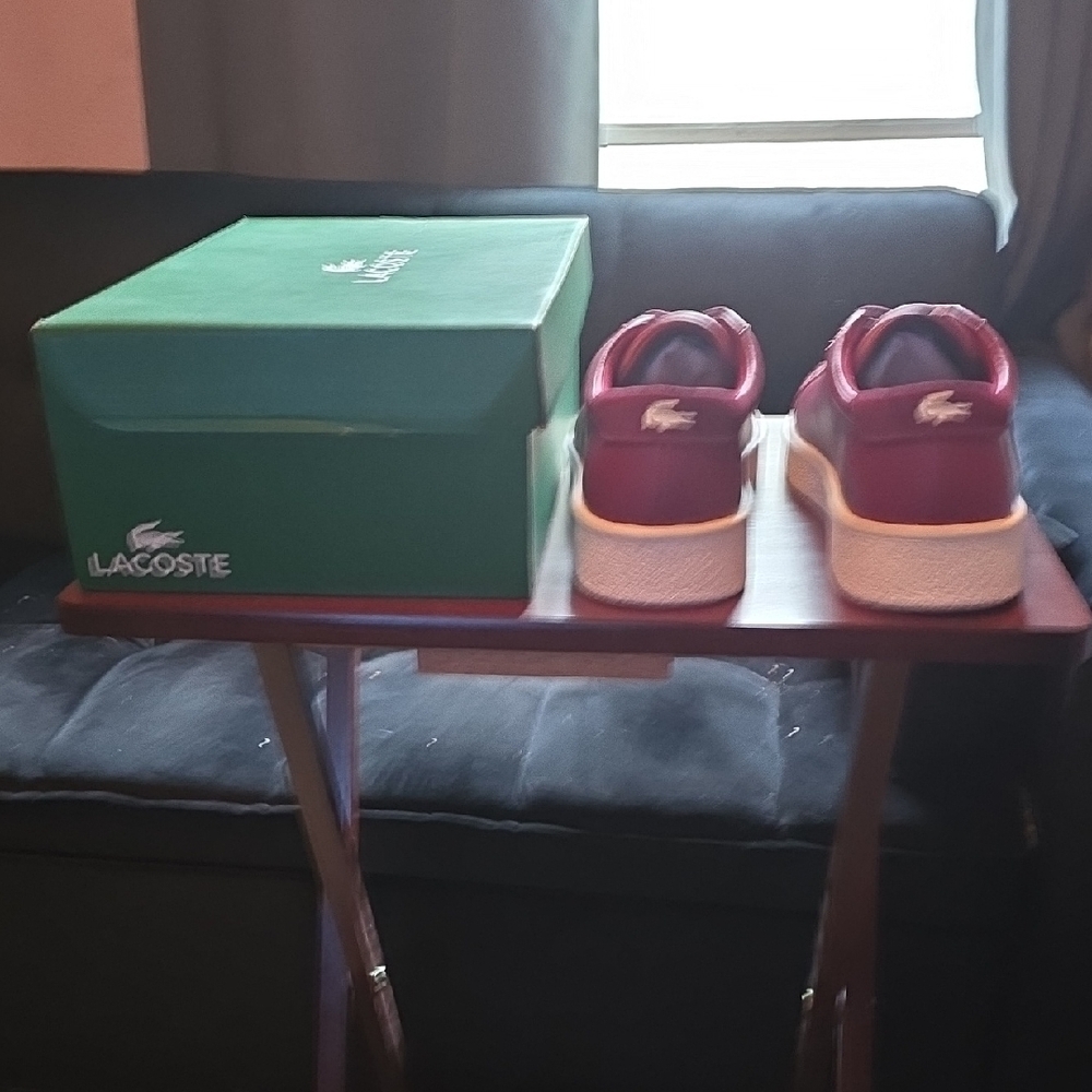 Lacoste Men's Burgundy Sneakers - Picture 6 of 13